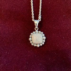 Sterling Silver and Diamonds Caviar Spark